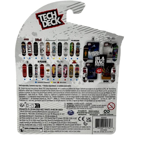 Tech Deck Girl Skateboard Company Red Niels Bennett Common Fingerboard New - Picture 2 of 10